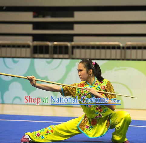 Top Chinese Kung Fu Stick Wooden Dummy Hung Gar Taekwondo Gear Taekwondo Equipment Kung Fu Moves Chinese Kungfu Costume Wing Chun Costumes Competition Uniforms