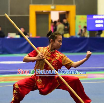 Top Chinese Kung Fu Stick Wooden Dummy Hung Gar Taekwondo Gear Taekwondo Equipment Kung Fu Moves Chinese Kungfu Costume Wing Chun Costumes Competition Uniforms