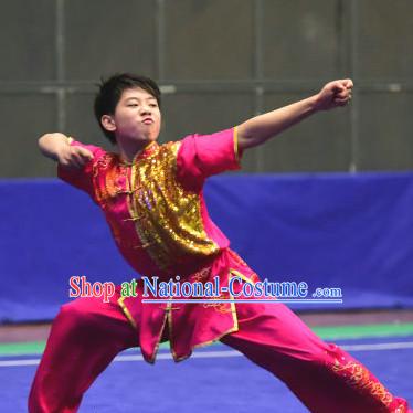 Top Chinese Eagle Claw Boxing or Eagle Claw Fist Uniforms Kung Fu Costumes Martial Arts Suits Competition Uniform