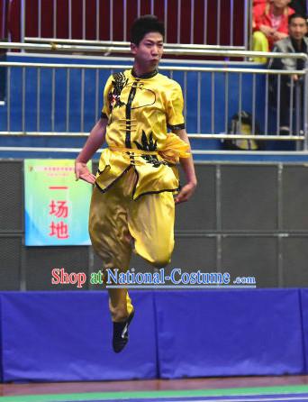 Top Chinese Eagle Claw Boxing or Eagle Claw Fist Uniforms Kung Fu Costumes Martial Arts Suits Competition Uniform