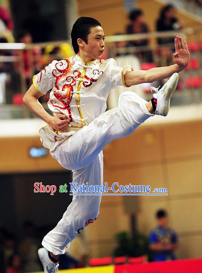 Top Chinese Kung Fu Uniform Martial Arts Uniforms Kungfu Suits Competition Costumes Complete Set