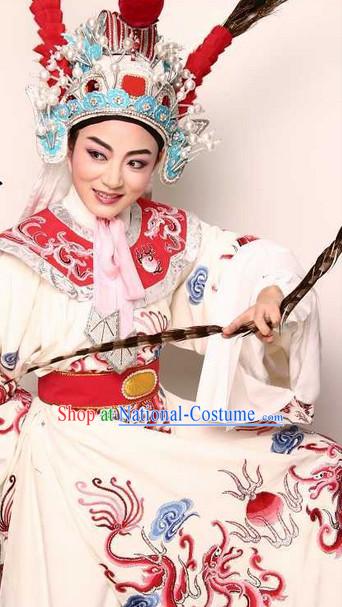 Chinese Opera Costumes Long Sleeve Dance Costume Dance Supply Dance Apparel Theatrical Costumes Complete Set for Men