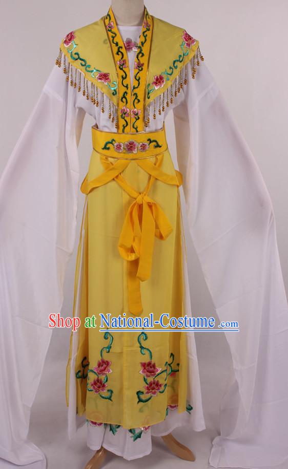 Chinese Beijing Opera Peking Opera Hua Tan Long Water Sleeve Dance Costumes Kids