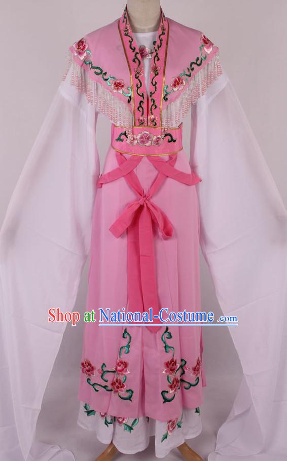 Chinese Beijing Opera Peking Opera Hua Tan Long Water Sleeve Dance Costumes Kids