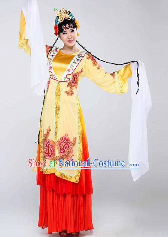 Chinese Classical Mandarin Competition Dance Costumes for Women