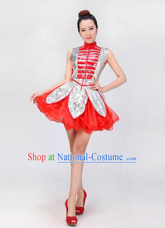 Chinese Modern Dance Costumes Girls Dancewear Dance Costume for Competition