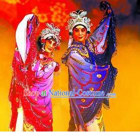 Chinese Culture Chinese Opera Costumes Chinese Cantonese Opera Beijing Opera Costumes Butterfly Love Costumes Complete Set