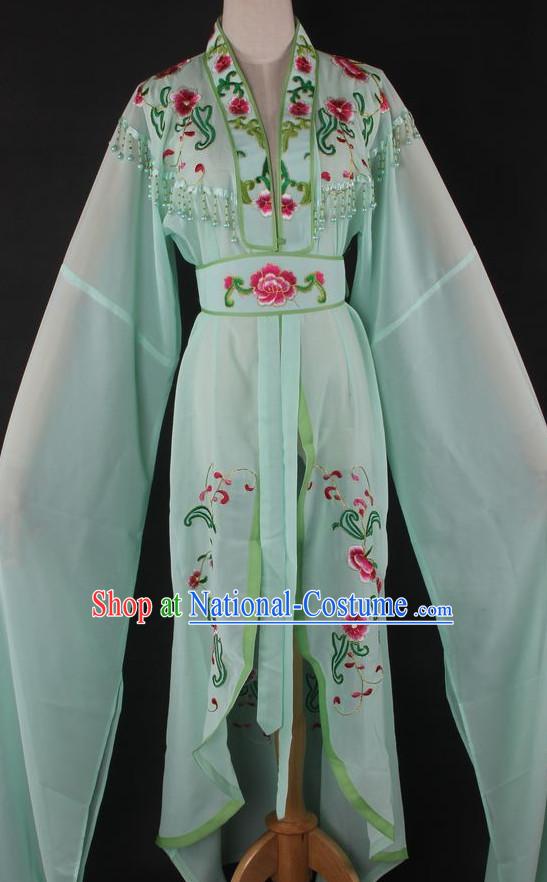 Chinese Culture Chinese Opera Costumes Chinese Cantonese Opera Beijing Opera Costumes Hua Tan Long Sleeves Costumes for Women