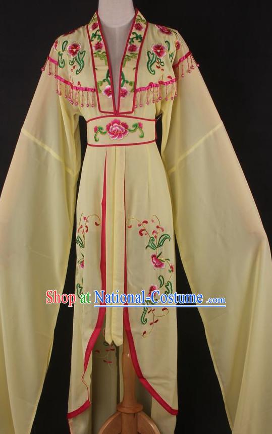 Chinese Culture Chinese Opera Costumes Chinese Cantonese Opera Beijing Opera Costumes Hua Tan Long Sleeves Costumes for Women