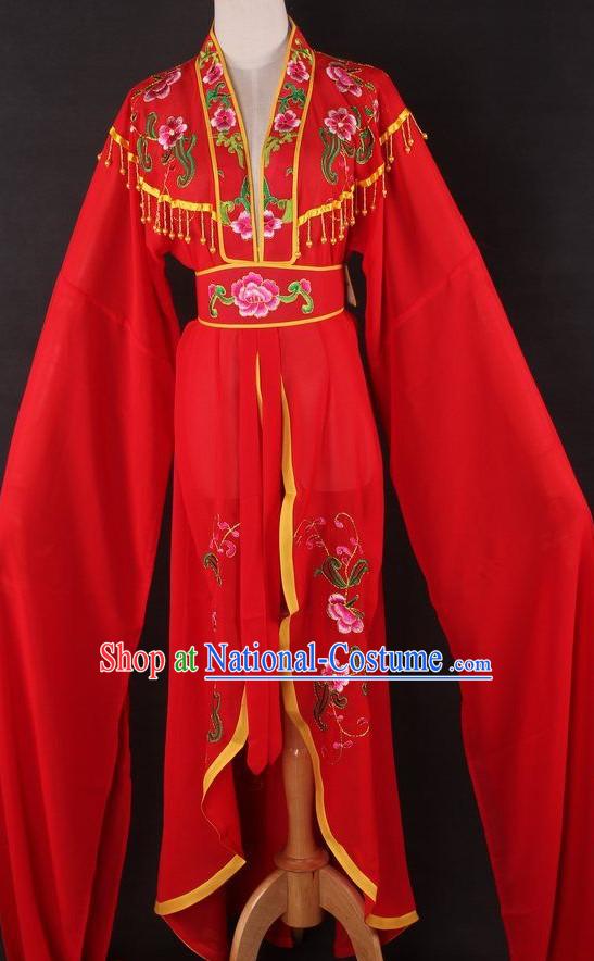 Chinese Culture Chinese Opera Costumes Chinese Cantonese Opera Beijing Opera Costumes Hua Tan Long Sleeves Costumes for Women