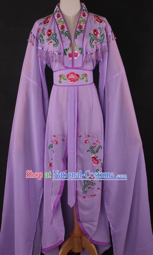 Chinese Culture Chinese Opera Costumes Chinese Cantonese Opera Beijing Opera Costumes Hua Tan Water Sleeves Costumes for Women