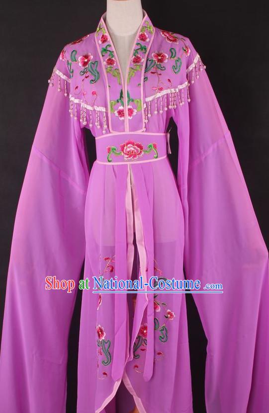 Chinese Culture Chinese Opera Costumes Chinese Cantonese Opera Beijing Opera Costumes Hua Tan Water Sleeves Costumes for Women