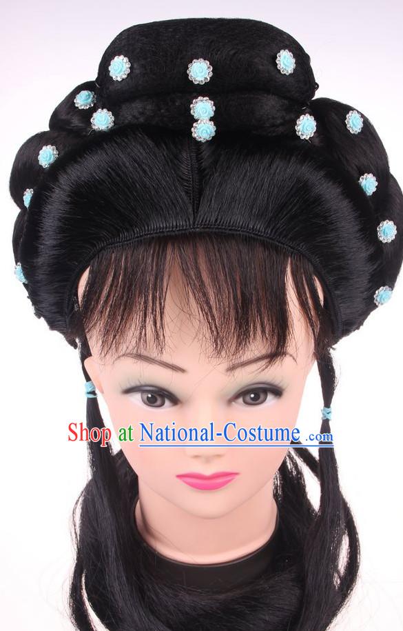 Professional Chinese Opera Headwear Wigs