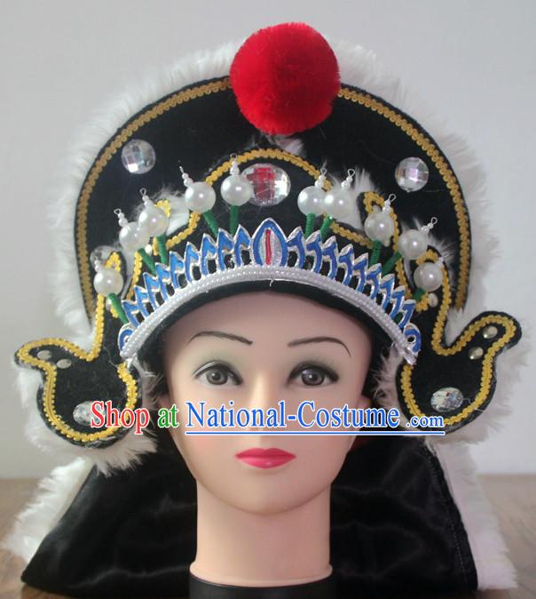 Professional Chinese Opera Headwear General Hat