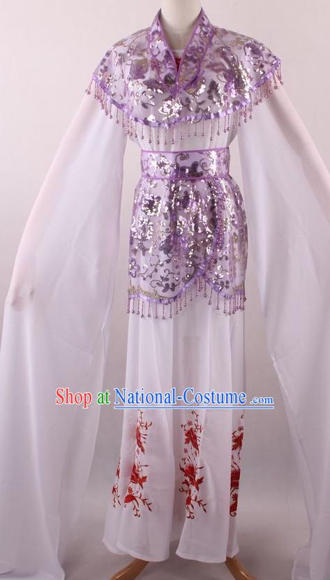 Chinese Culture Chinese Opera Costumes Chinese Cantonese Opera Beijing Opera Costumes Female Water Sleeves Costumes