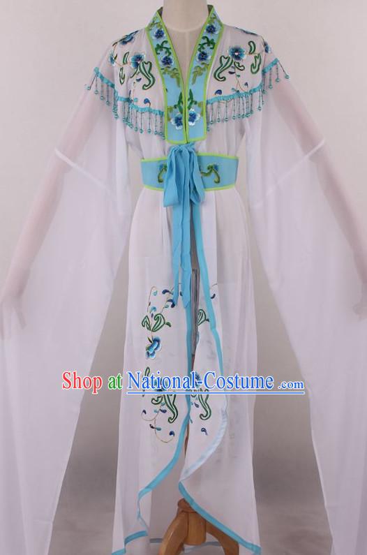 Chinese Culture Chinese Opera Costumes Chinese Cantonese Opera Beijing Opera Costumes Hua Tan Long Sleeve Costumes for Women