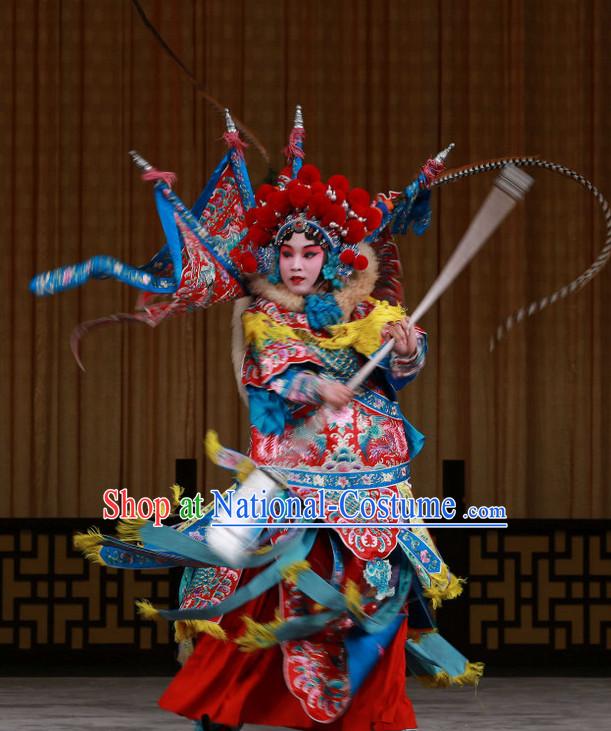 Chinese Culture Chinese Opera Costumes Chinese Cantonese Opera Beijing Opera Costumes Heroine Wu Tan Armor Costumes