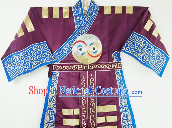 China Beijing Opera Peking Opera Zhuge Liang Taoist Ba Gua the Eight Diagrams Robe for Men