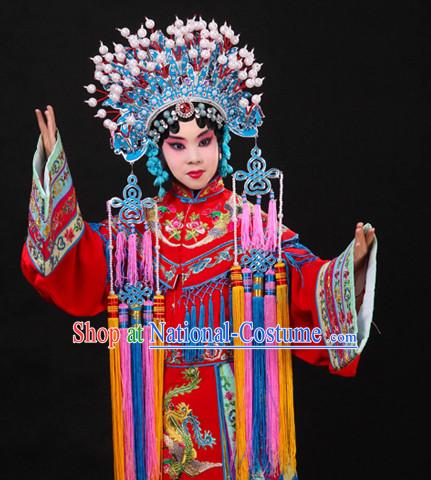 Asian Fashion China Traditional Chinese Dress Ancient Chinese Clothing Chinese Traditional Wear Chinese Wedding Costumes and Phoenix Coronet for Kids