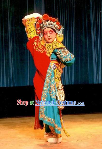 Asian Fashion China Traditional Chinese Dress Ancient Chinese Clothing Chinese Traditional Wear Chinese Wu Sheng Costumes and Hat for Kids