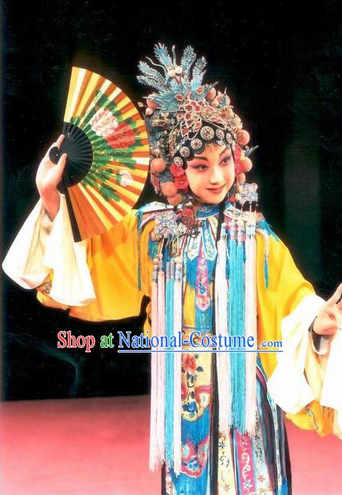 Asian Fashion China Traditional Chinese Dress Ancient Chinese Clothing Chinese Traditional Wear Chinese Opera Empress Costumes and Hat for Kids