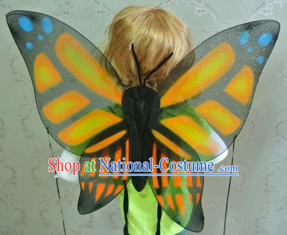 Chinese Traditional Butterfly Wings Costumes for Kids