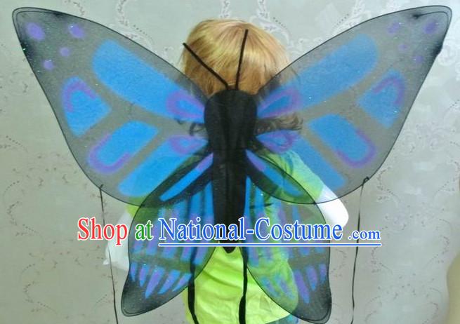 Chinese Traditional Butterfly Wings Costumes for Kids