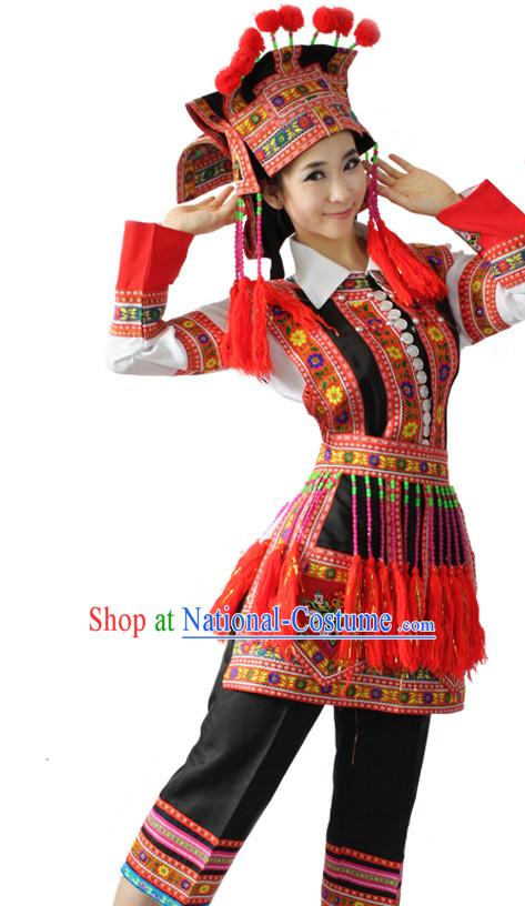 Asian Fashion China Dance Apparel Dance Stores Dance Supply Discount Chinese Dai Minority Dance Costumes for Women