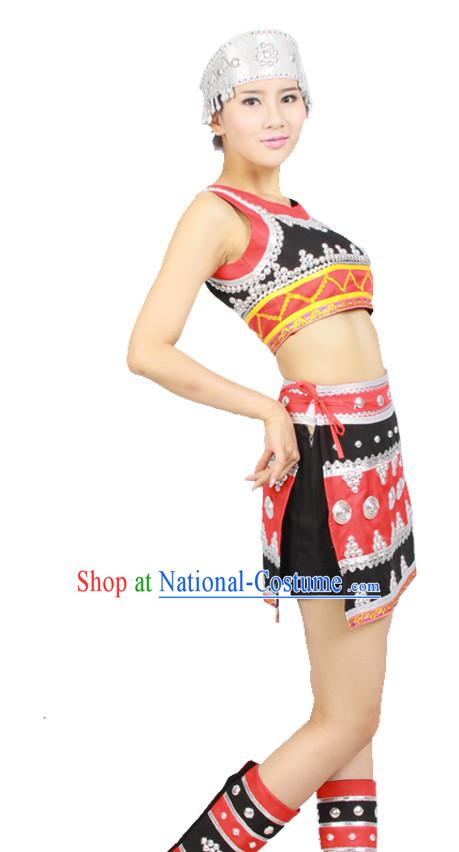 Asian Fashion China Dance Apparel Dance Stores Dance Supply Discount Chinese Minority Dance Costumes for Women