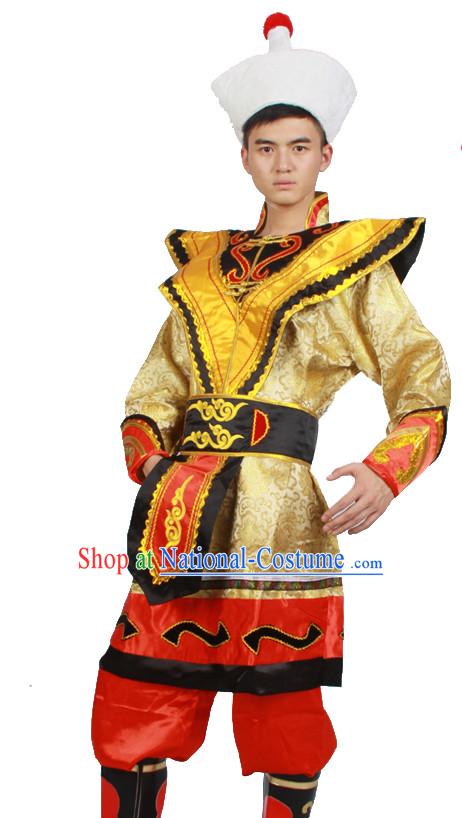 Asian Fashion China Dance Apparel Dance Stores Dance Supply Discount Chinese Mongolian Dance Costumes for Men