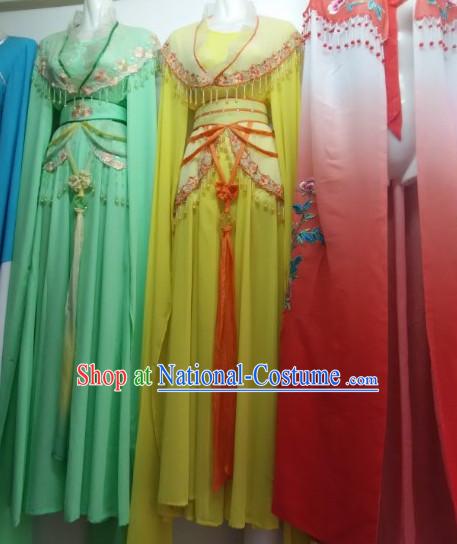 Asian Chinese Traditional Dress Theatrical Costumes Ancient Chinese Clothing Chinese Attire Water Sleeve Classical Dancing Costumes for Women