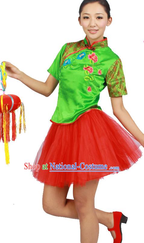 Asian Fashion China Dance Apparel Dance Stores Dance Supply Discount Chinese Ethnic Costumes for Women