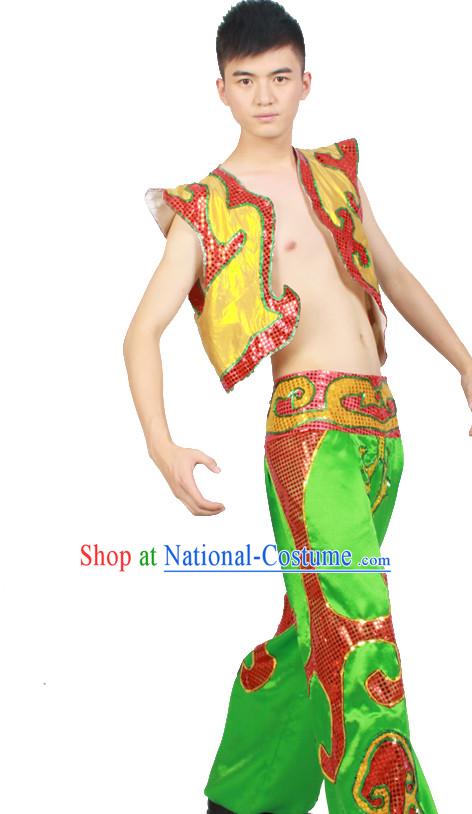 Asian Fashion China Dance Apparel Dance Stores Dance Supply Discount Chinese Dance Costumes for Men