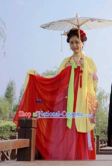 Chinese Traditional Hanfu Dress for Ladies