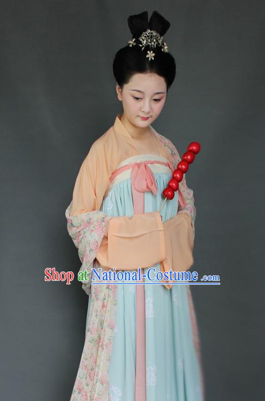 Chinese Tang Robe Hanfu Designer Dresses Plus Size Costumes for Women