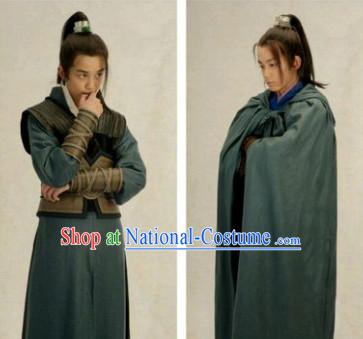 Chinese Ancient Swordsman Costumes Complete Set for Teenagers