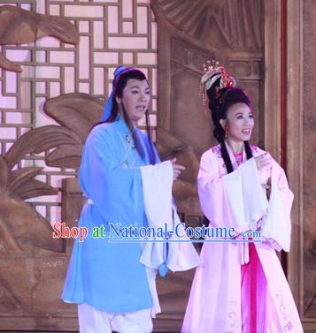 Chinese Tian XIan Pei Beijing Opera Dong Yong and Seventh Fairy Costumes