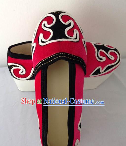 Chinese Opera High Heel Shoes