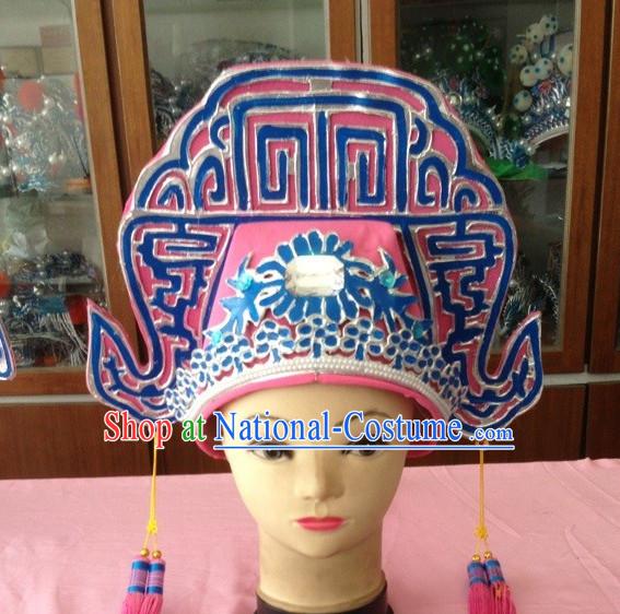 Chinese Handmade Beijing Opera Xiao Sheng Hat