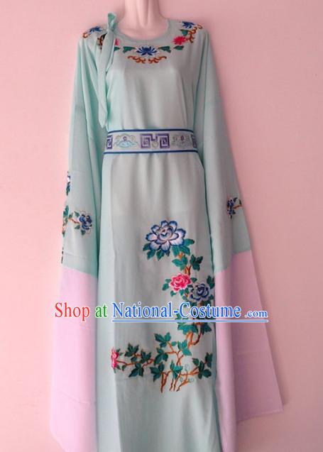 Chinese Beijing Opera Xiao Sheng Character Costumes Long Robe