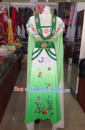 Long Sleeve Chinese Opera Hua Dan Costumes Complete Set for Women