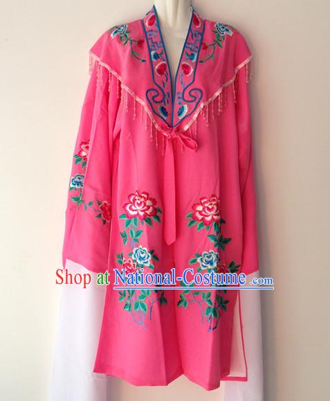 Long Sleeve Beijing Opera Female Long Gown