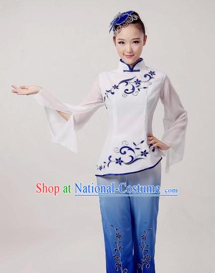 Chinese Han Minority Folk Dance Costumes Dancewear