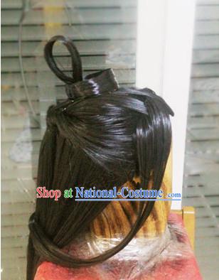 Chinese Cosplay Long Black Wigs