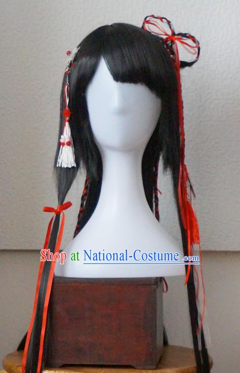 Chinese Ancient Style Noblewomen Wigs and Hair Accessories