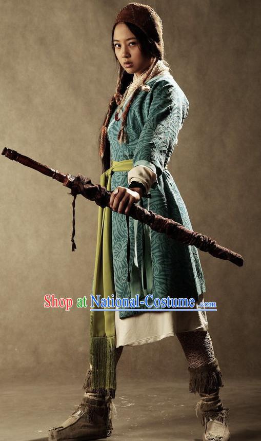 Chinese Ancient Swordswomen Costumes Complete Set