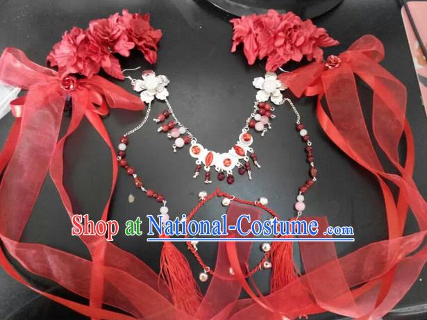 Chinese Traditional Handmade Flower Hair Accessories