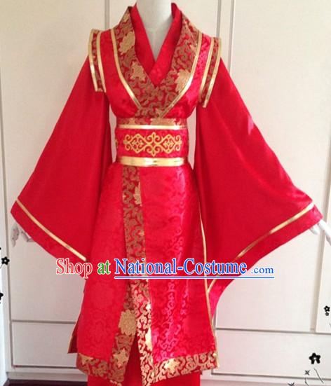 Chinese Classical Wedding Garment Complete Set for Bridegrooms