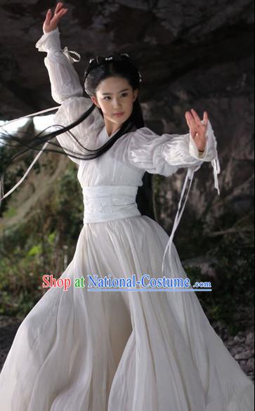 Traditional Chinese Xiao Long Nv Young Dragon Lady Hanfu Costumes