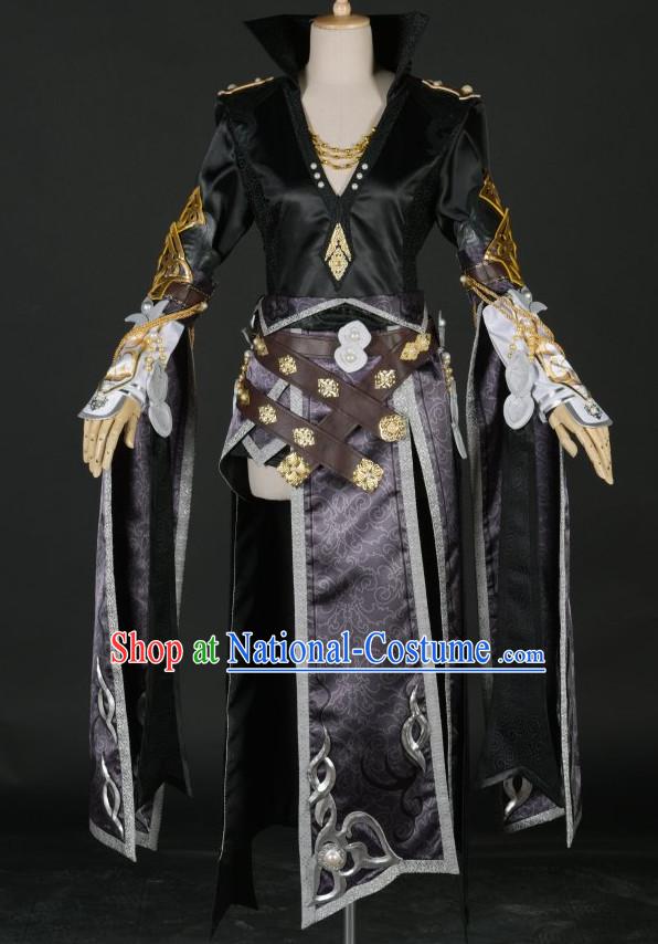 Asia Fashion Chinese Female Warrior Cosplay Costumes